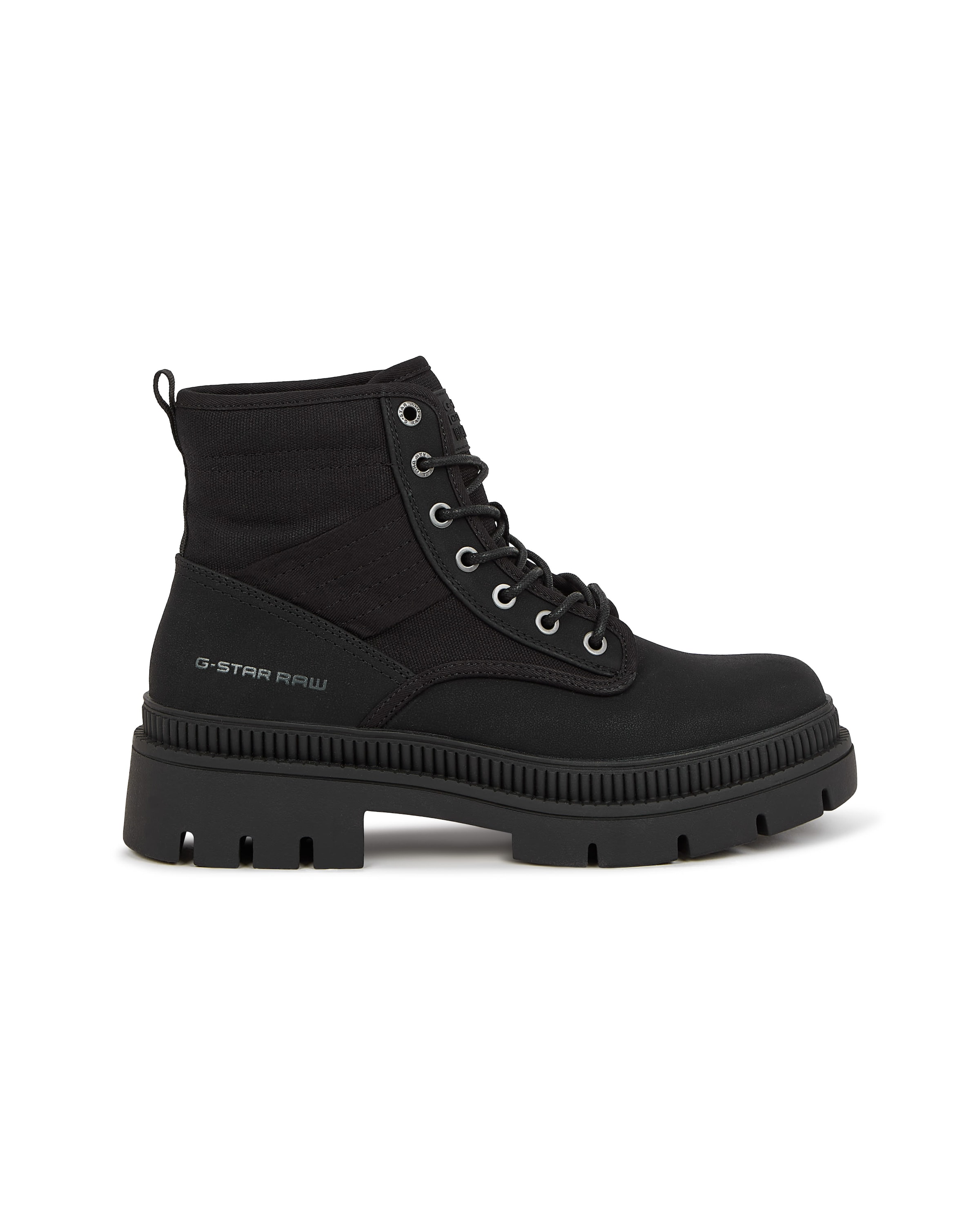 G-STAR Boot - 'Huntington Mid Biker Boots' in Schwarz