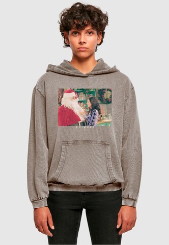 ABSOLUTE CULT Sweatshirt 'Friends - Santa Chandler' in Grau: predná strana