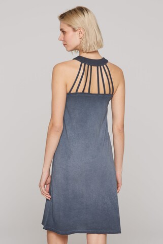 Soccx Kurzes Sommerkleid mit Rücken-Detail in Blau