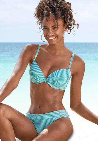 s.Oliver Push-up Bikini in Green: front