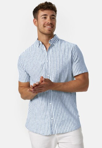 INDICODE JEANS Regular fit Overhemd ' Bravida ' in Blauw