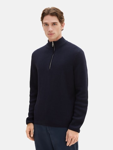 TOM TAILOR Sweater in Blue: front