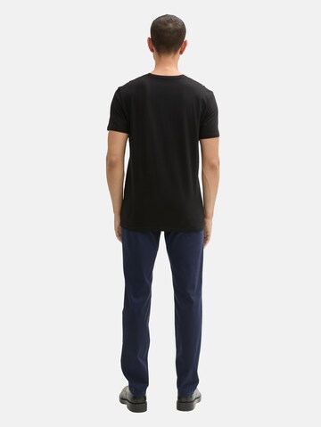 Coupe slim Pantalon chino 'Travis' TOM TAILOR en bleu