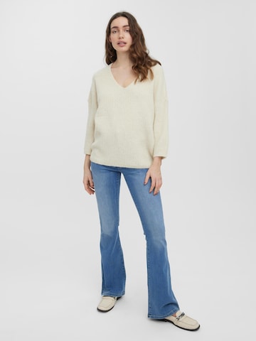 VERO MODA Sweater 'Julie' in Beige