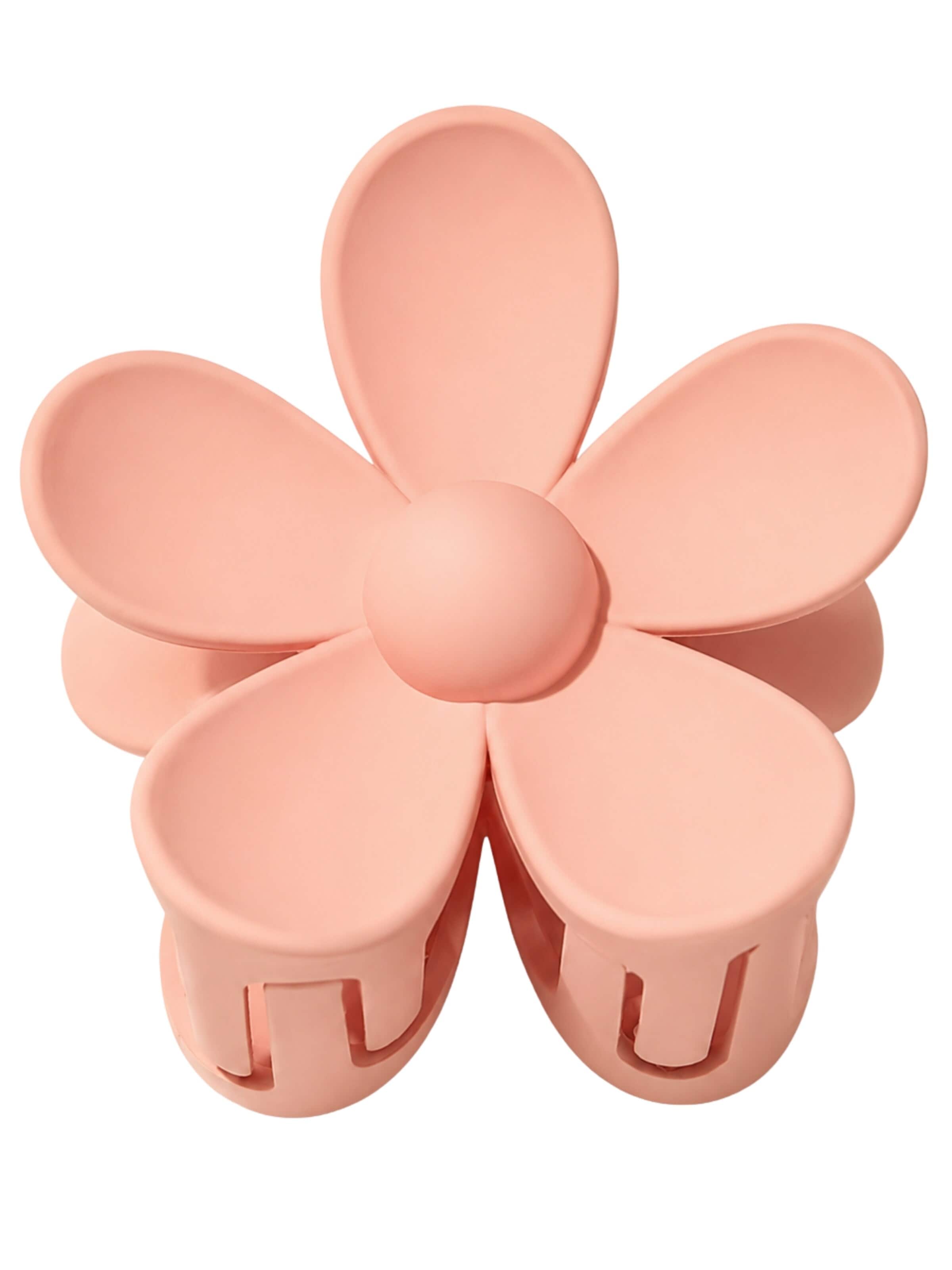 soho Hair accesoires Κοσμήματα για τα μαλλιά 'Bloom Hair Claw - Peach' σε πορτοκαλί: μπροστά