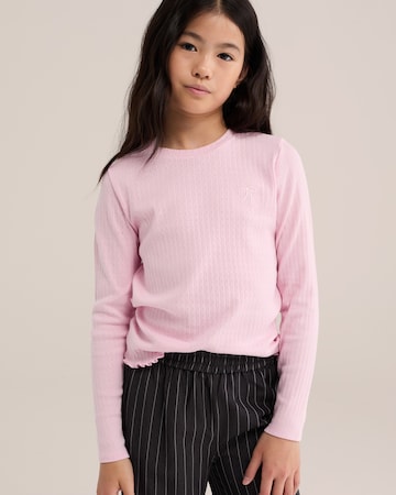 WE Fashion - Camisola em rosa: frente
