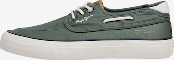 Mocassino 'Taylor' di Pepe Jeans in verde: frontale