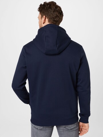 HUGO Red Zip-Up Hoodie in Blue