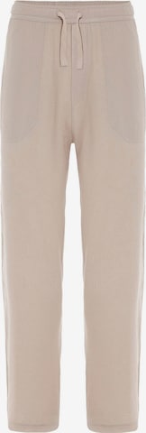 DandaloBaggy Hlače - bež boja: prednji dio