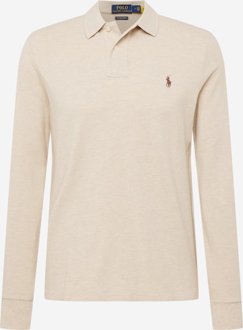 T-Shirt Polo Ralph Lauren en beige : devant