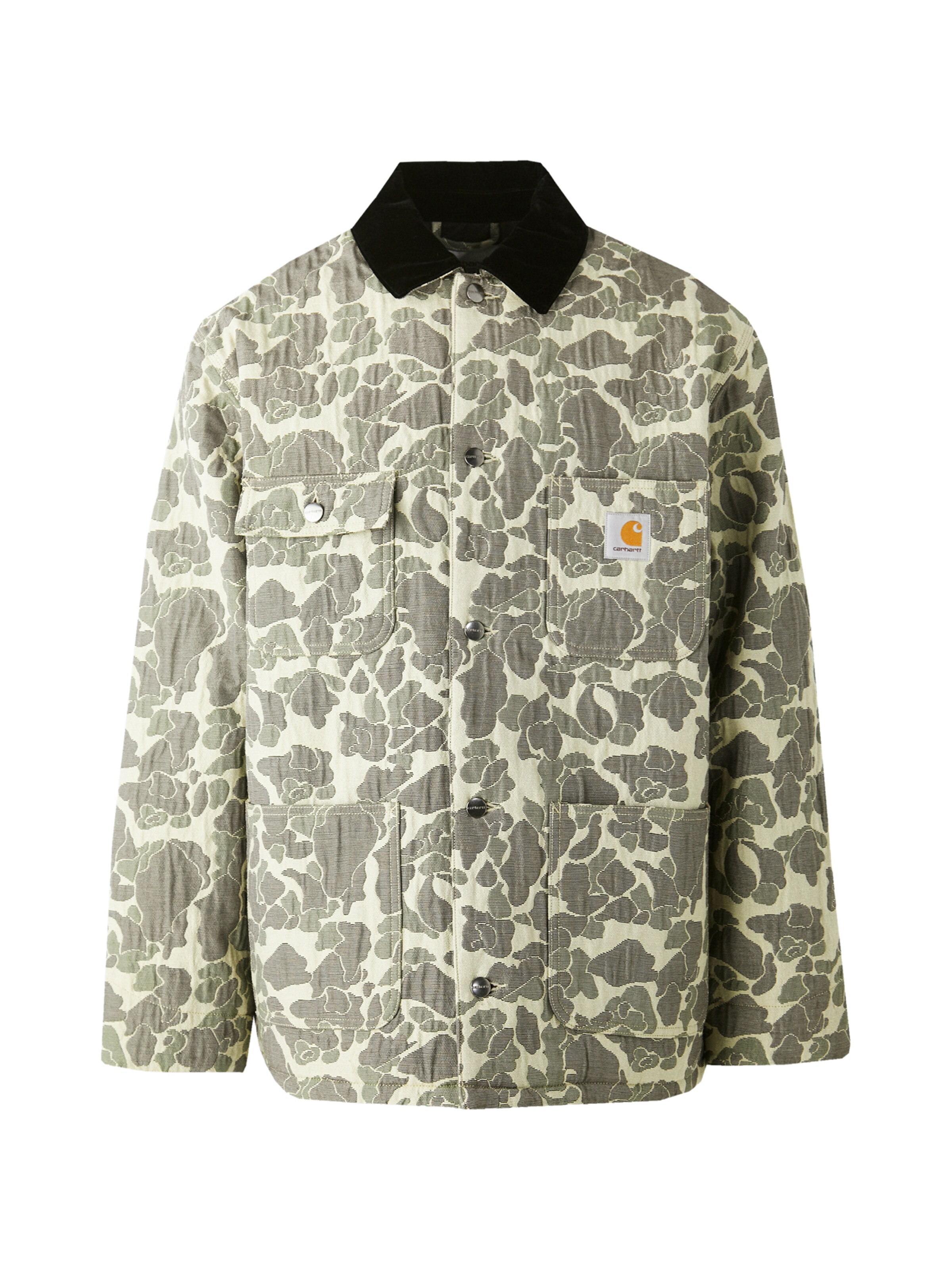 žalia Carhartt WIP Demisezoninė striukė 'Tapestry Chore': priekis