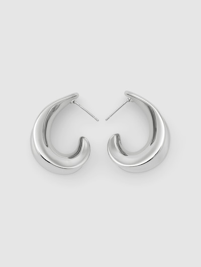 EDITED Boucles d'oreilles 'Jaiden' en argent, Vue avec produit