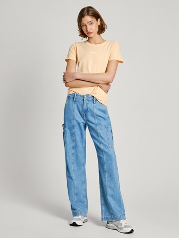 geltona Pepe Jeans Marškinėliai