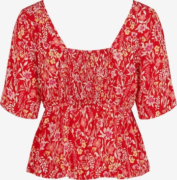 PIECES Blouse 'Sandy' in Red