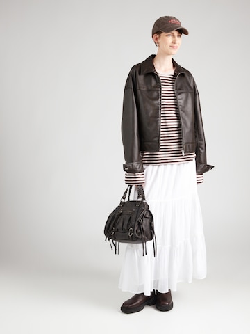 Monki Shirt 'Aster' in Brown