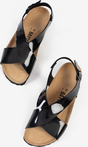 Bayton Strap Sandals 'Rioja' in Black