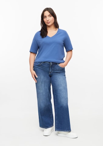 T-shirt s.Oliver CURVE en bleu