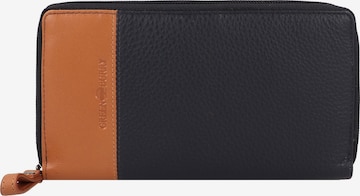 GREENBURRY Wallet 'Nappa' in Blue: front