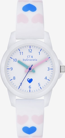 Cool Time Watch in White: front