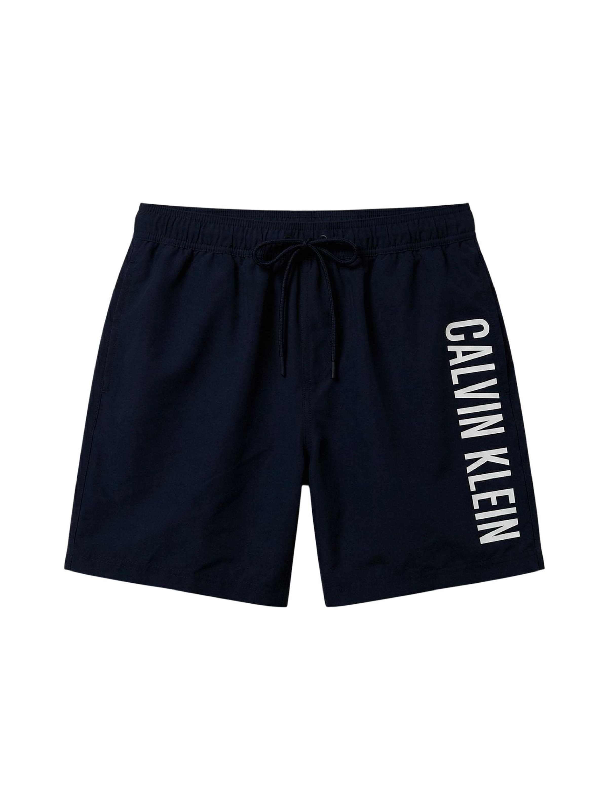 Shorts de bain 'CALVIN KLEIN MEDIUM DRAWSTRING Costumi da bagno' Calvin Klein en bleu : devant