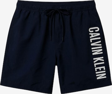 Shorts de bain 'CALVIN KLEIN MEDIUM DRAWSTRING Costumi da bagno' Calvin Klein en bleu : devant