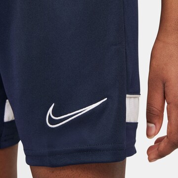 NIKE Regular Workout Pants 'Academy' in Blue