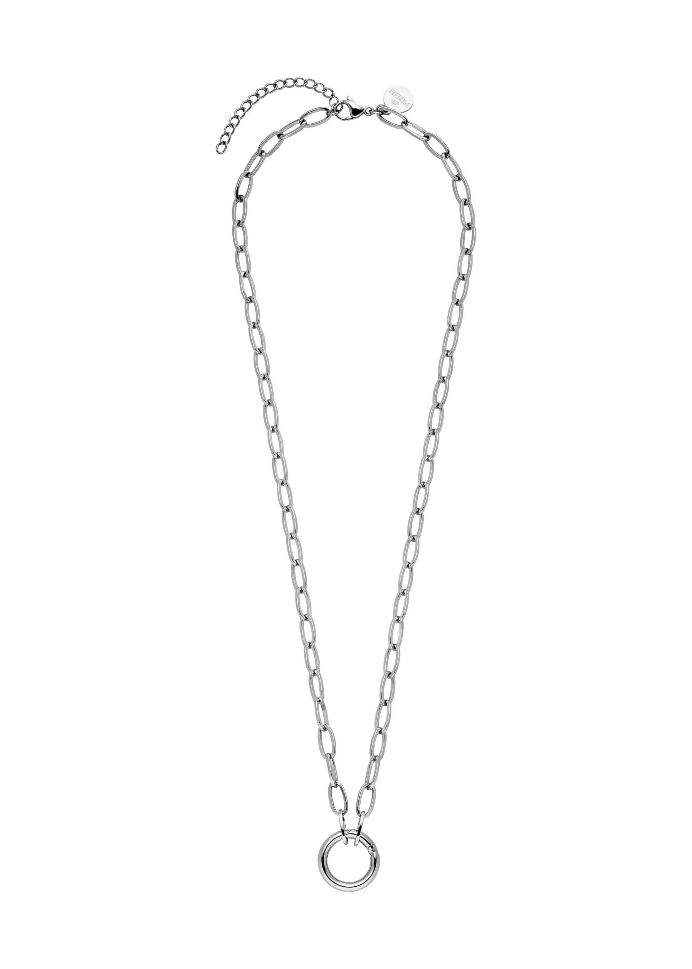 PURELEI Ketting 'Glow Charm' in de kleur Zilver, Productweergave