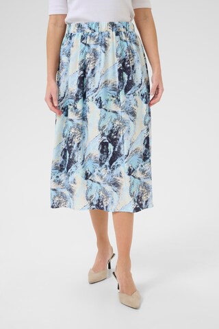 Jupe 'Jasmin' Kaffe en bleu : devant