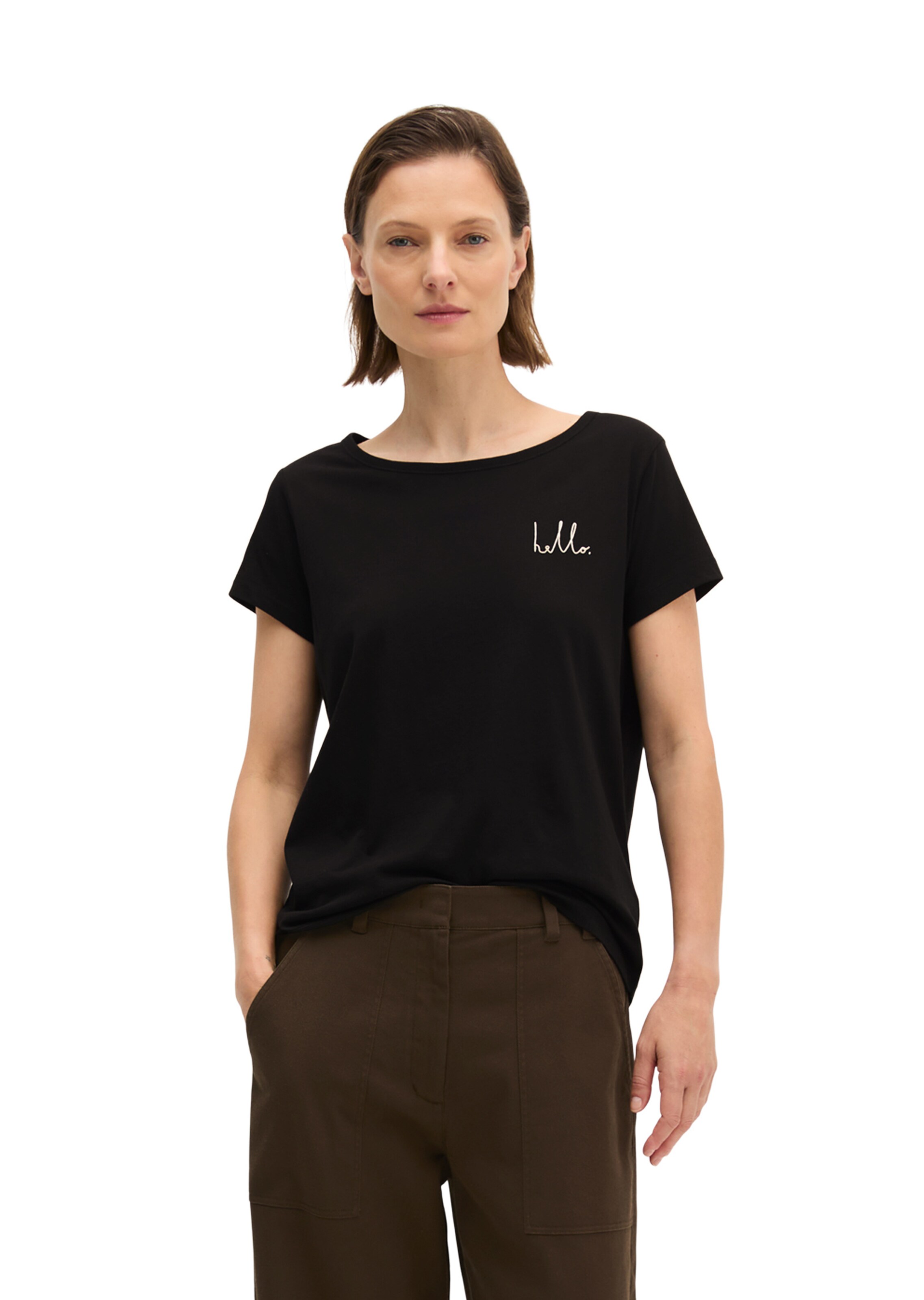 Marc O'Polo Shirt in Black: front