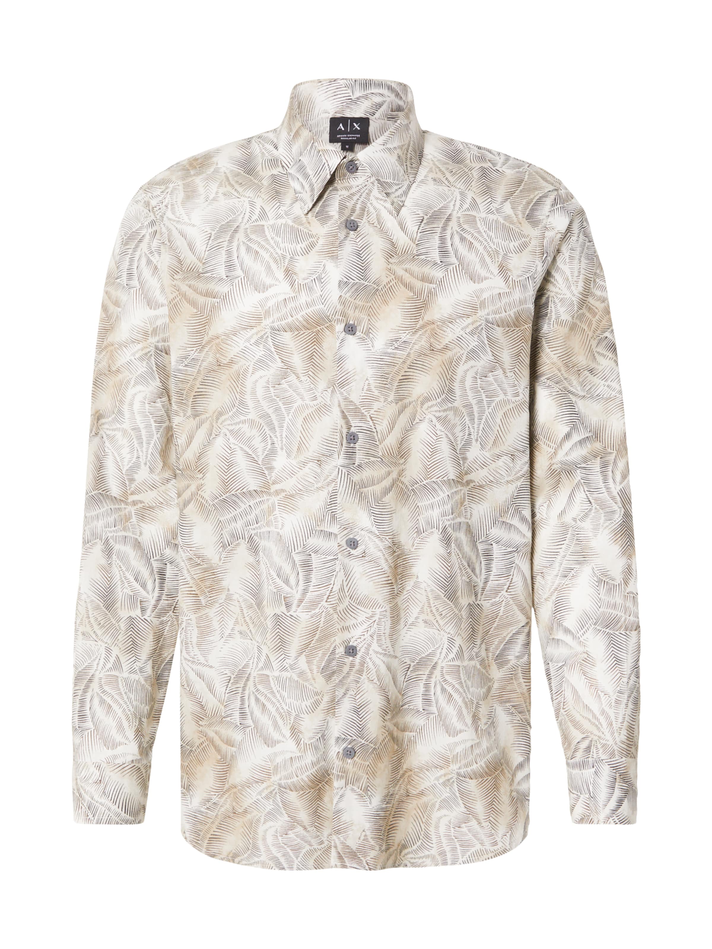 ARMANI EXCHANGE Regular fit Ing - bézs: elől