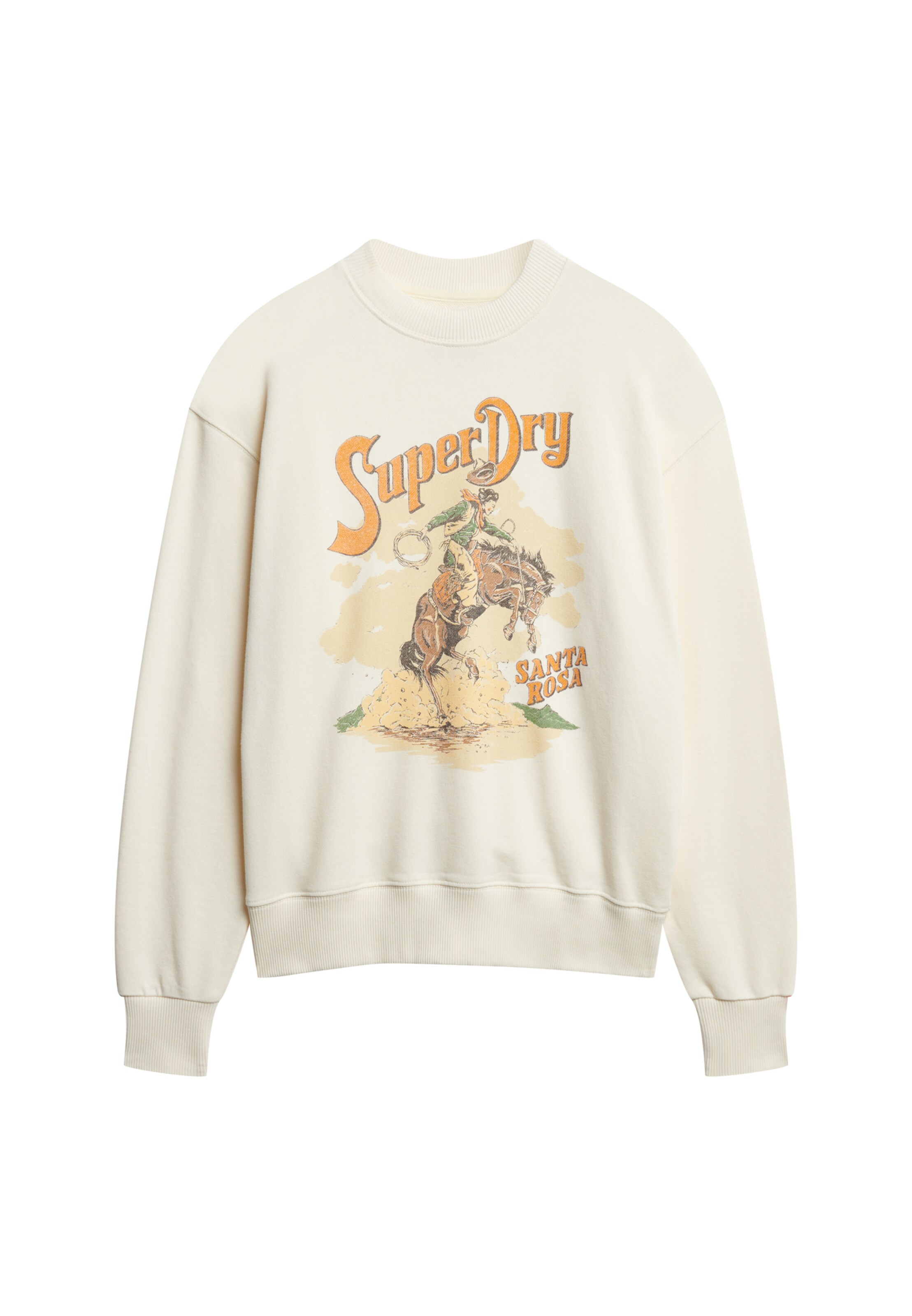 Sweat-shirt Superdry & Co en beige : devant