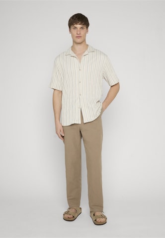Regular fit Camicia di INDICODE JEANS in beige