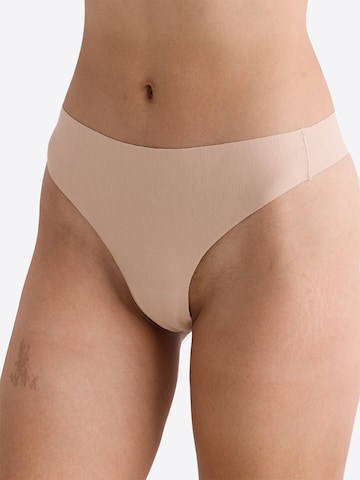 Erlich Textil String in Beige: Vorderseite