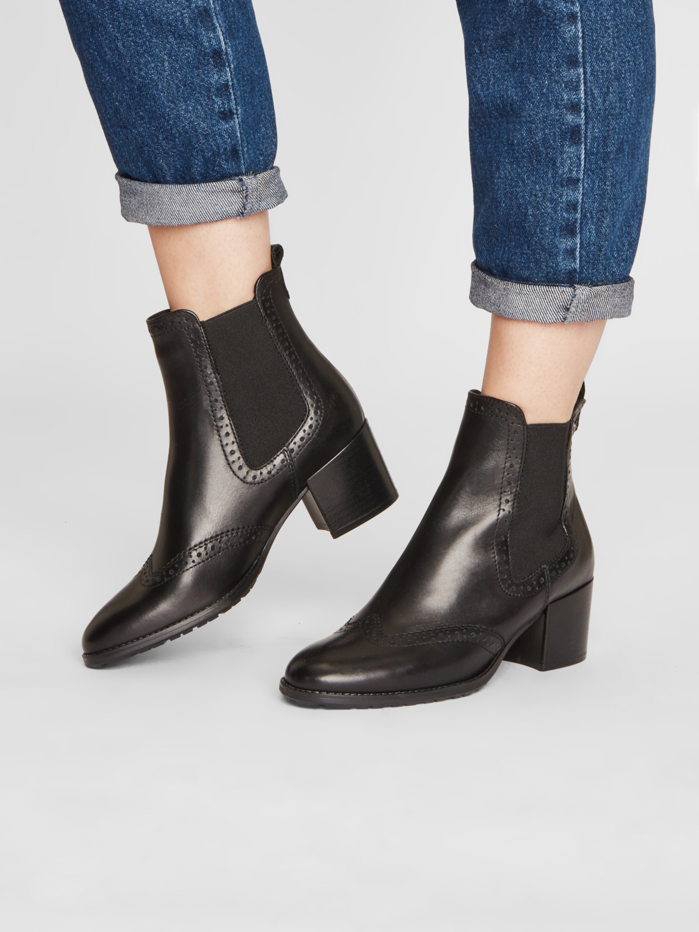 Frauen Stiefeletten TAMARIS Chelsea Boots in Schwarz - MT39484 Frauen Stiefeletten TAMARIS Chelsea Boots in Schwarz - MT39484