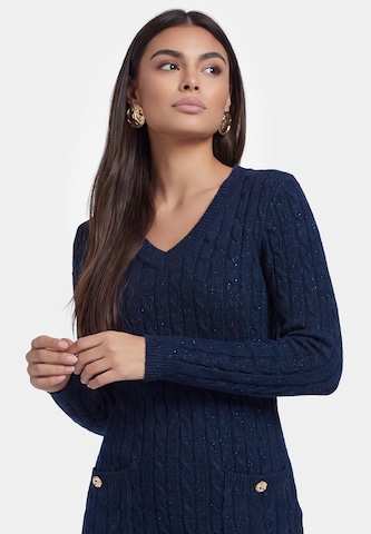 faina Dress in Blue