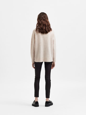 SELECTED FEMME Pullover 'Lulu' in Beige