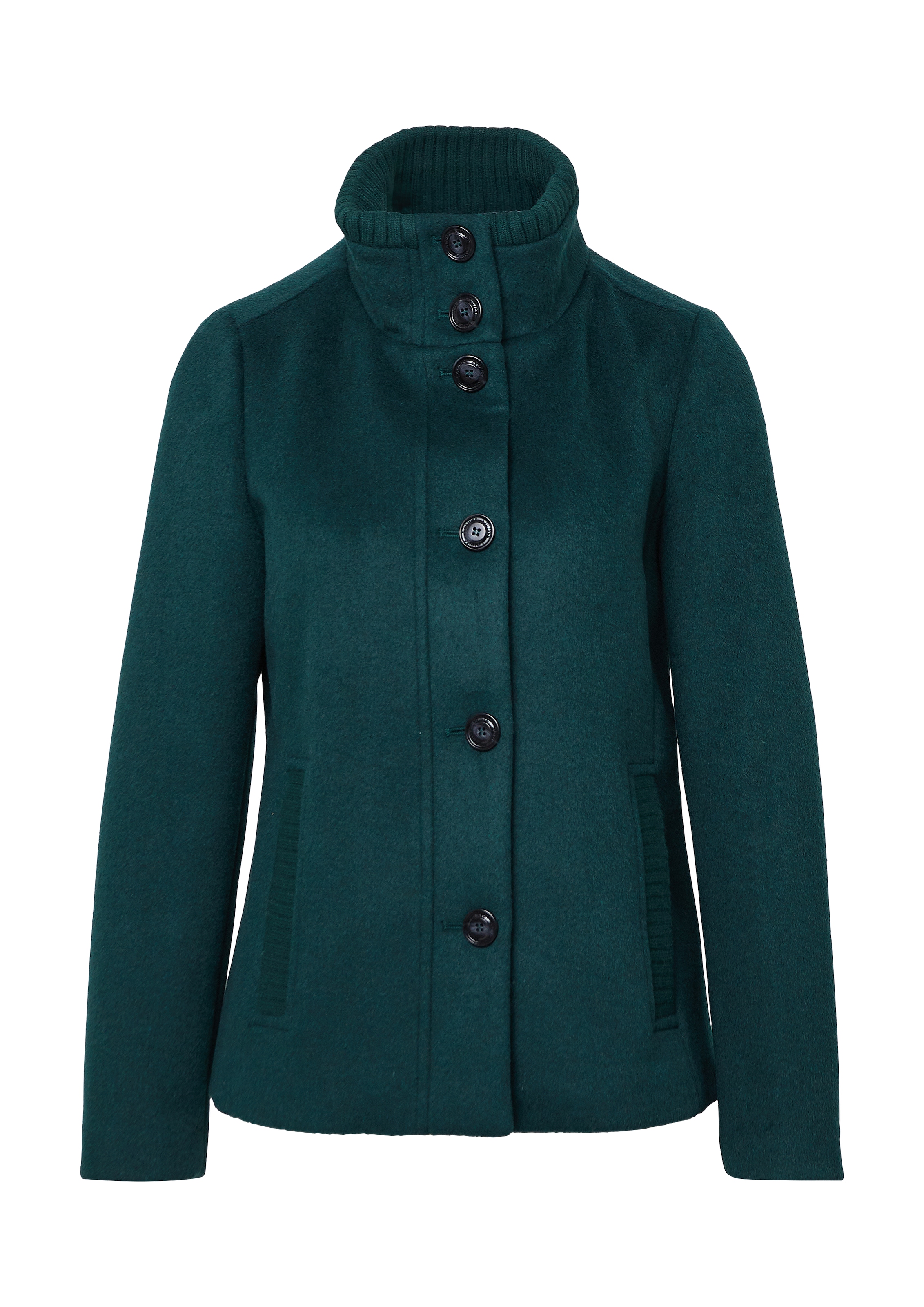 s.Oliver Ανοιξιάτικο και φθινοπωρινό παλτό σε πράσινο: μπροστά