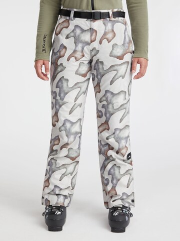 Regular Pantalon outdoor O'NEILL en blanc : devant