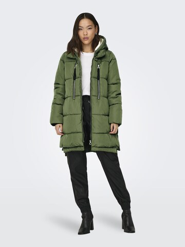 ONLY Winter Coat in Green