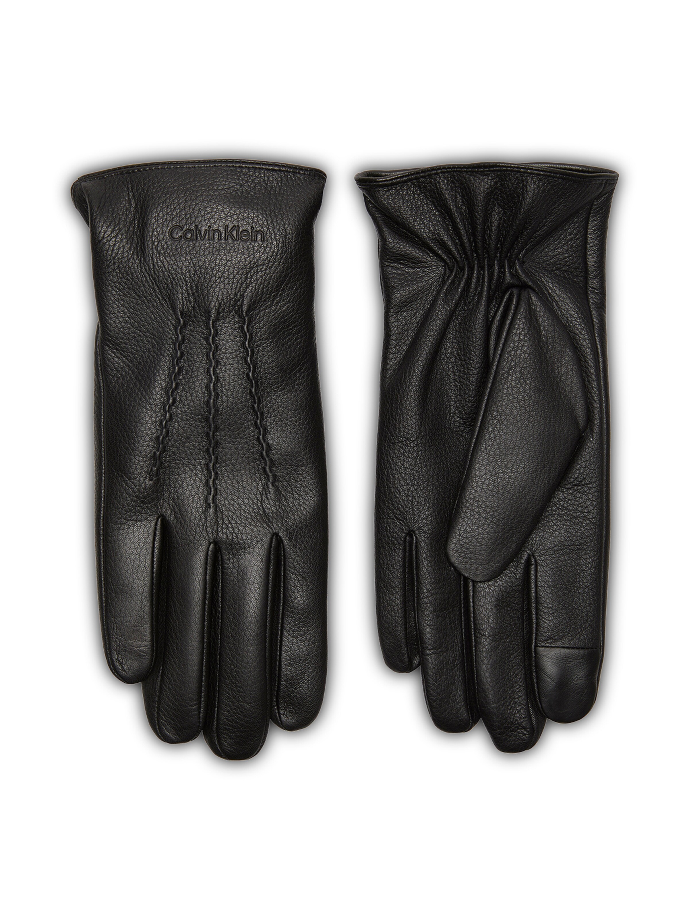 Gants Calvin Klein en noir : devant