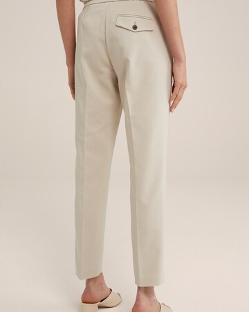 Regular Pantalon à plis WE Fashion en beige