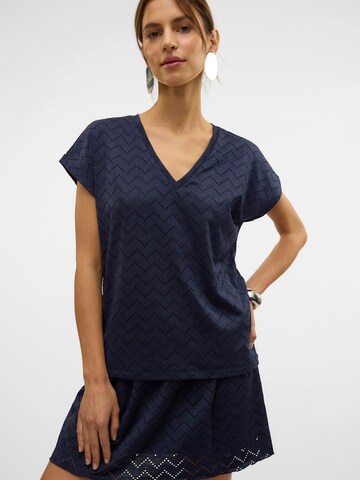VERO MODA Футболка 'VMTHAS' в Синий: спереди