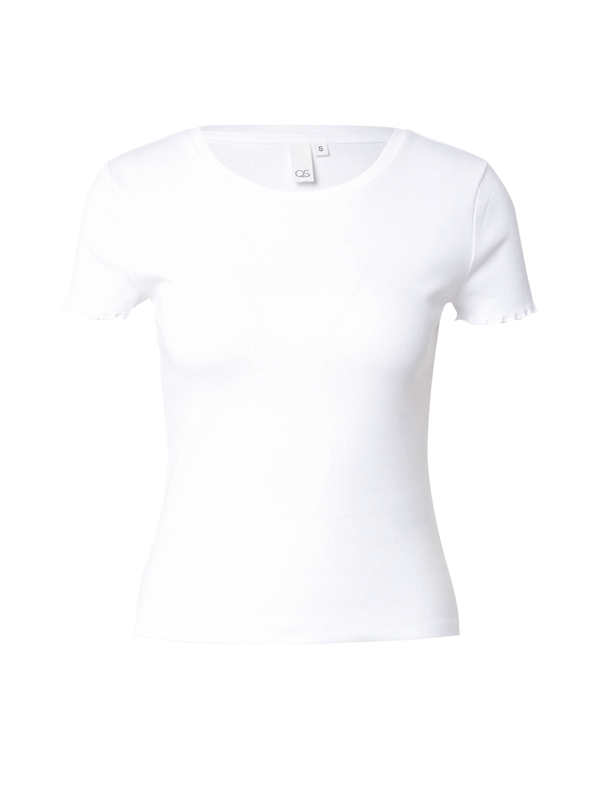 QS Shirt in White: front
