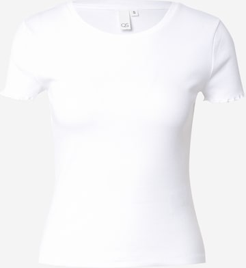 QS Shirt in White: front