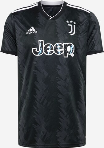 Maglia trikot 'Juventus 22/23 Away' di ADIDAS SPORTSWEAR in nero: frontale