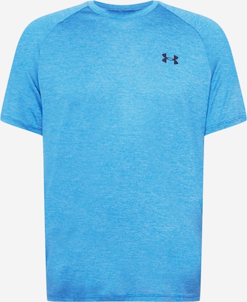 UNDER ARMOUR Regular Fit Funktionsshirt 'Tech 2.0' in Blau: predná strana