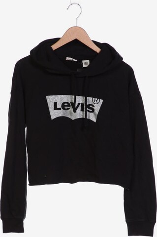 LEVI'S ® Sweatshirt & Zip-Up Hoodie in S in Black: front