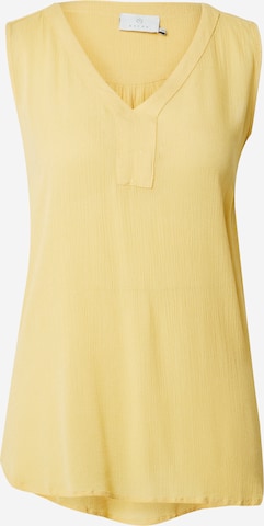 Kaffe Top 'Amber' in Yellow: front