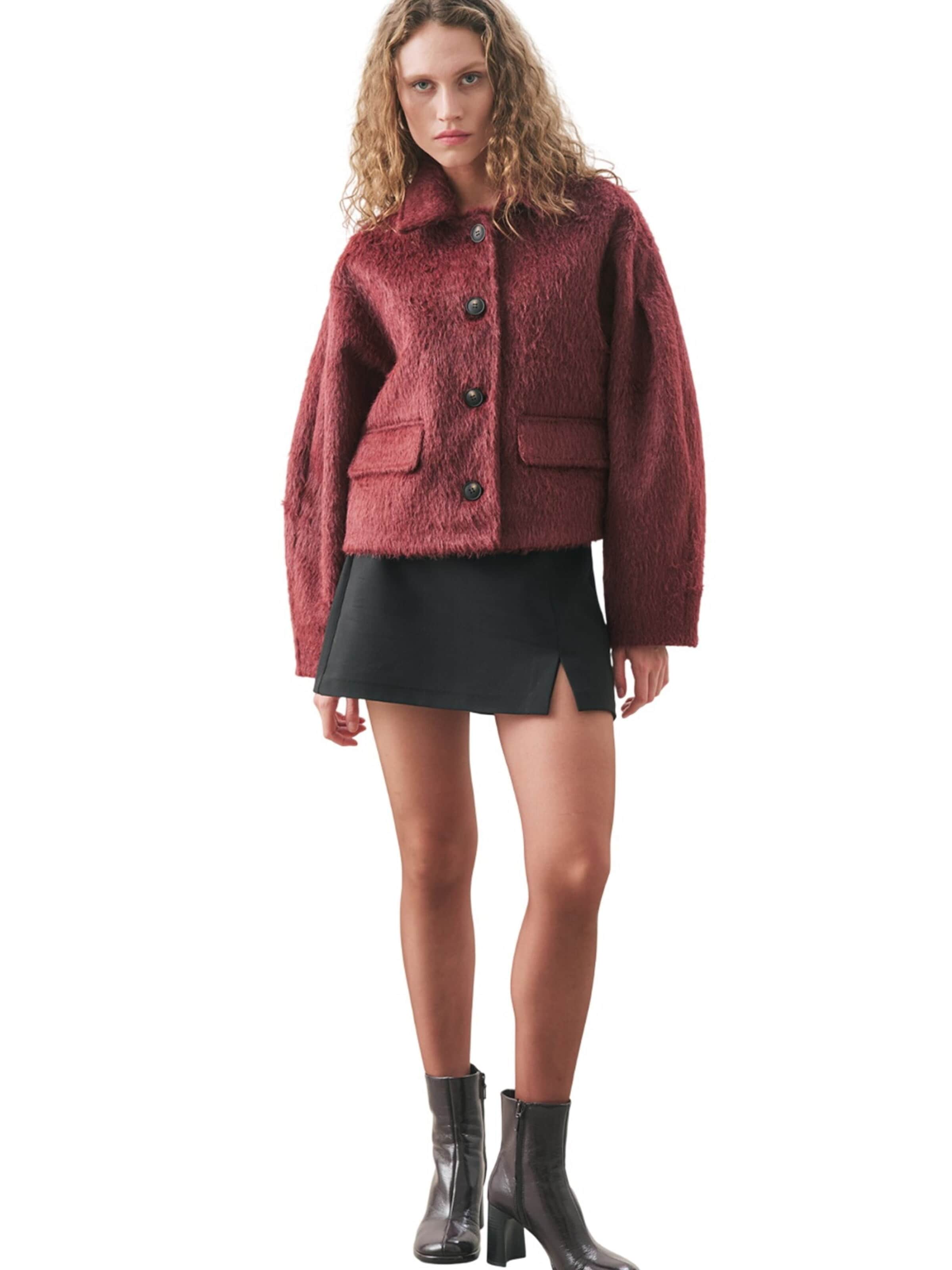 MANUKA Winterjacke‌‌ in S in bordeaux, Produktansicht