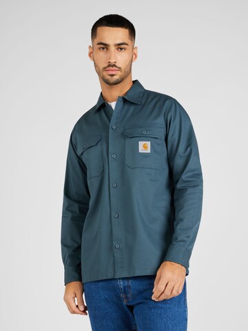 Carhartt WIP Regular Fit Hemd in Blau: Vorderseite